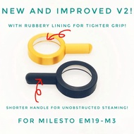 [3D PRINTED] Milesto EM19-M3 Steam Knob Puller Adapter V2 - Screwless snap on design by 3DExpress.my