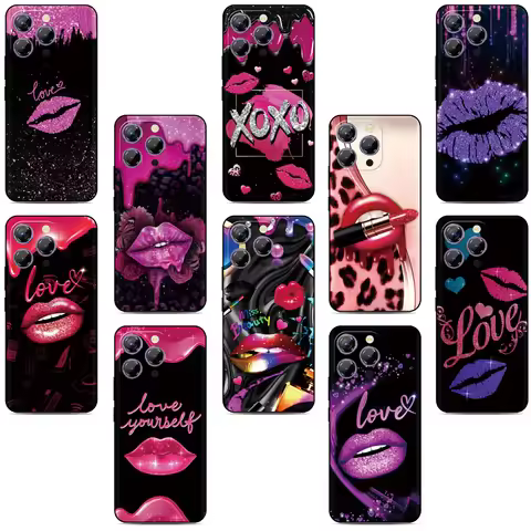 Pretty Love Kiss Phone Case For Alcatel V3 Pro Classic 1B 1S 1SE 3L 1 1C 1X 1V 2019 2020 2021 2022 V