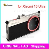 Fotorgear Retro Series Phone Case for Xiaomi 15 Ultra Aluminum Alloy Mechanical Shutter Phone Case w