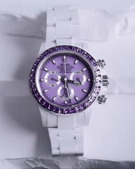 鑽石錶圈 勞力士 地通拿 Aet Remould PURPLE GEMSTONE CERAMIC 全陶瓷手錶 Rolex Ceramic Daytona （零售價：美金$75,900）