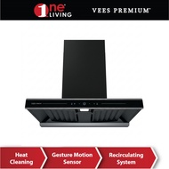 Vees Premium Cooker Hood VCH-KAIZEN-90BL