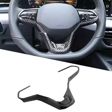 Car Steering Wheel Panel Cover Trim Sticker for VW ID4 ID3 ID6 Crozz 2021-2025 Jetta 2022-2026 Tigua