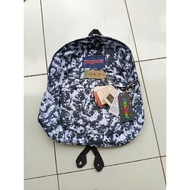 (COD)Jansport pisang senyum Jansport sekolah Tas Ransel ORI Motif Hitam Putih Tas Ransel Pisang Rans