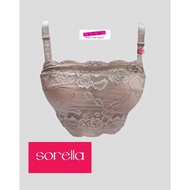 SORELLA Bra Brocade Wire Thin Foam Half Cup Lace Underwear Women Original Vantel N10-29731 Size 34B 