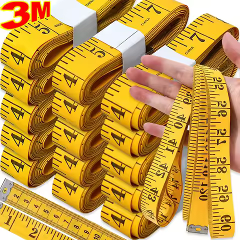 3M Portable Soft PVC Tape 3m Leather Ruler Body Height Scale Clothing Tailor Measuring Tape Measure 