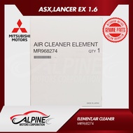 Mitsubishi Genuine Parts: ELEMENT,AIR CLEANER FOR ASX AND LANCER EX 1.6