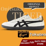 Onitsuka Tiger Tokuten Low-top casual White Black for men and women board shoes【Official Store】