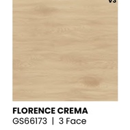 Granit Glossy Motif Kayu Cream Florence Crema Ukuran 60x60 By Sunpower