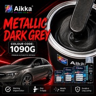 [METALLIC DARK GREY 1090G] AIKKA Supreme Pearlized Metallic 2K Paint / Cat 2K / Motor / Kereta / Tou