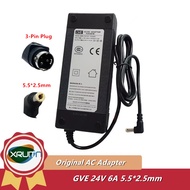 Genuine GVE GM150-2400600 AC DC Adapter Adaptor 24V 6A Charger 144W Power Supply GM152-2400600-F 5.5