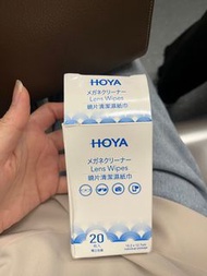 HOYA 保谷 鏡片清潔濕紙巾(20 片獨立包裝)