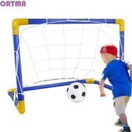 ORTMA Kids Soccer Goal, Removable Net High-Strength Frame Soccer Goal Post Net Set, Easy Installatio