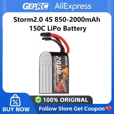 GEPRC Storm2.0 4S 850-2000mAh 150C LiPo Battery For FPV drones RC cars boats fixed-wing aircraft NEW