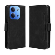 For Xiaomi Redmi 15C Casing Premium Leather Wallet Leather Flip Multi-card slot Cover For Redmi 15C 