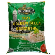 Harmine 1121 Golden Sella Basmathi Rice 5KG | Beras Pusa Cream Parboiled | BMF