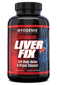 Myogenix Advanced Liver Support Capsules - Liver Health Formula, Easy-to-Swallow Liver Capsules, Dai