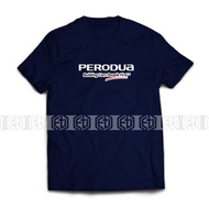[4 WARNA] Perodua T Shirt Logo Building Cars People First Baju Murah Pakaian Print Fashion Sale Cott