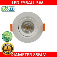 LED EYEBALL SPOT LIGHT 5W bulb casing fitting