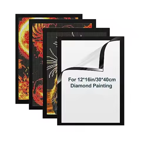 Diamond Painting Frames, Frames For 12x16in/30x40cm Diamond Painting Canvas, Magnetic Diamond Art Fr