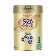 Wyeth惠氏S-26金裝 3號幼兒成長配方奶粉 850克