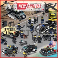 💥💥LOCAL STOCK💥💥Swat & Jeep Series Minifigures Building Blocks (One Set)Figures Toys Brick Education 