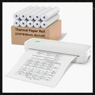 A4 Thermal Paper 210mm Width Diameter 30mm Printer Paper Rolls Fit For A40 M08F S8 MT810 Thermal Pri