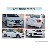 Honda city 2011 2012 2013 mugen bodykit body kit front side rear skirt lip