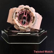 Casio G-Shock ✢◈♗Casi0_G-Shock Mini Worldtime Analog + Digital Jam Tangan For Her..$