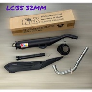 YAMAHA LC135 V2 V3 V4 V5 V6 V7 STANDARD OPEN V5 CUTTING Exhaust Standard Racing NLK 32MM EKZOS PIPE 