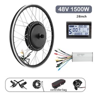 28In Motor Wheel E-Bike Conversion Kits Electric Bike Motor With LCD3 KT 48V 1500W Electric Bicycle 