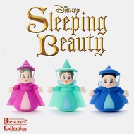 Disney/takaratomy : Sleeping Beauty-Flora Fauna and Merryweather plush-Second Hand Good Condition