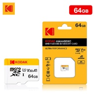 KODAK U3 V30การ์ด SD ขนาดเล็กสำหรับ4K Video - Chamera ปรับปรุงความเร็วสูง (32GB/64GB/128GB/256GB) สำ