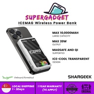 Shargeek ICEMAG 10000mAh 20W Max Wireless Power Bank Worlds First Magnetic Powerbank With Active Cooling MagSafe And Qi Supported