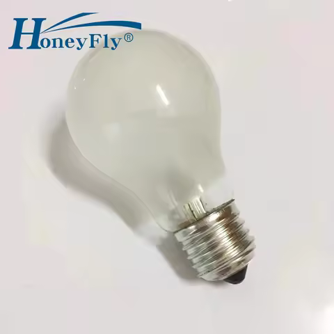 HoneyFly 5pcs Frosted Incandescent Bulb E27 60W/200W A60 A70 105*60mm 2700K Old-fashioned Tungsten L