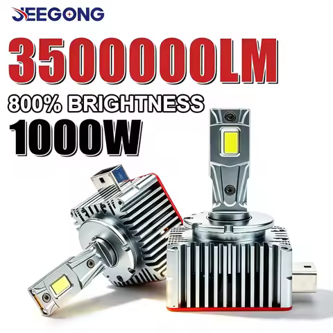 D3S D1S LED Headlight Bulbs CANBUS Super Bright D1R D2S D2R D3R D4S D4R Headlight 3500000LM 1000W Au