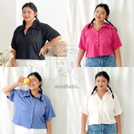 OLIVIA CROP SHIRT BIGSIZE CROP TOP/ JUMBO CROP TOP/ CROP TOP LD150 JUMBO TOP/ JUMBO CROP TOP