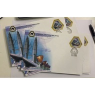 Stamp in envelop cinderella Board of engineer Malaysia BEM
