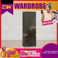 2 Feet Swing Door Storage Multi Cabinet / Almari baju / Multi Purpose Cabinet / Almari Baju Kayu / A