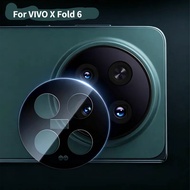 1-3 PCS Black Clear HD 9H Lens Tempered Glass Film  for Vivo X Fold 6 Anti-scratch Lossless Pixels C
