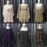 (new update premium) top vintage y2k fairycore mediaval floral vintage y2k whispie