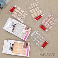 Kuku Palsu Murah Anak Set 12pc - KUKU PALSU Remaja Dewasa free lem - NAIL ARTS KUKU PALSU SANRIO