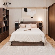 HARV เตียง LETTO 6 ฟุต พร้อมลิ้นชัก Soft-Close 4 ลิ้นชัก BE601