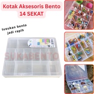 SBT Bento Storage Box Bento Skewer Food Pick Box Bento Accessories Multipurpose Divider Case Compart