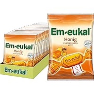Em-eukal Cough drops honey, sugary &amp; lactose free, filled, pleasant and mild - bulk pack 20 x 75 g