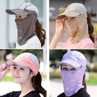 [FDX] Sunscreen Detachable Hat Female Summer Cover Face Anti-Ultraviolet Cycling Travel Hat Outdoor 