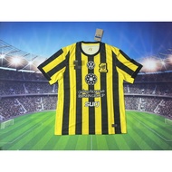 2025-26 Al-Ittihad Club Fan Version Football Shirt – Customizable with Name & Number, High-Quality, 