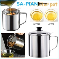 Oilpot 1.3L oil filter container cooking oil filter container oil storage container ||