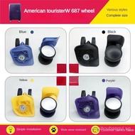 【In stock】1 Pair Adapt to American Tourister F-61A/W687 luggage wheel accessories roller Hongsheng 156 caster pulley trolley suitcase universal wheels B1HP