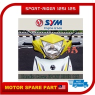 (100% ORIGINAL) SYM SPORT RIDER HANDLE COVER ASSY FRONT UPPER COVER STEERING SPORTRIDER SPORT-RIDER 