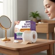 Scar Away Silicone Scar Sheet 4x150cm – Advanced Burn & Acne Scar Care, Skin Patch & Wrinkle Support
